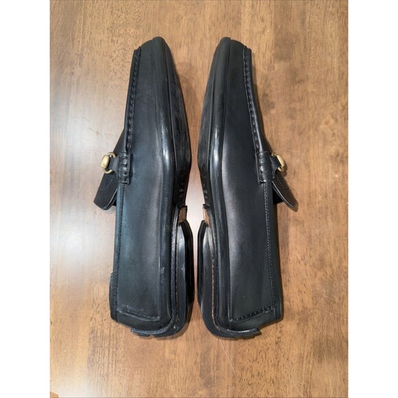 Gucci Jordaan Loafer Horsebit Driver Black Leather Mens 11D Made Italy Authentic main image 9
